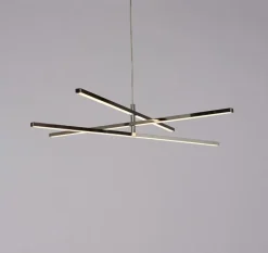 Stick takpendel 60 cm dimbar led - Krom