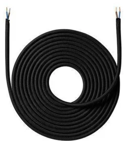 Stoffledning 4 meter uten jord - Svart