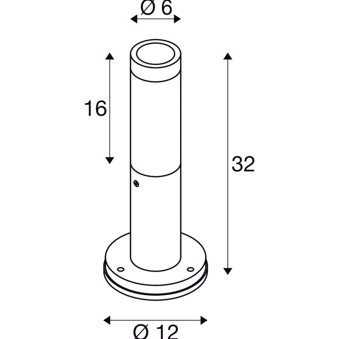 S-tube pullert 32 cm IP65