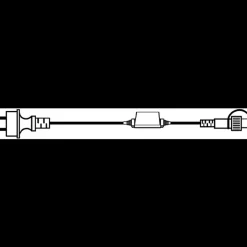 System led startkabel 1,8 meter - Hvit