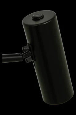 Tabela bordlampe med trådløs lader og USB - Svart