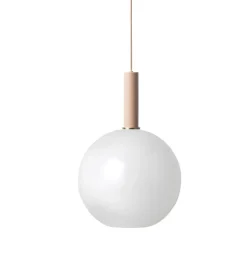 Taklampe Collect Sphere-High Socket Rosa