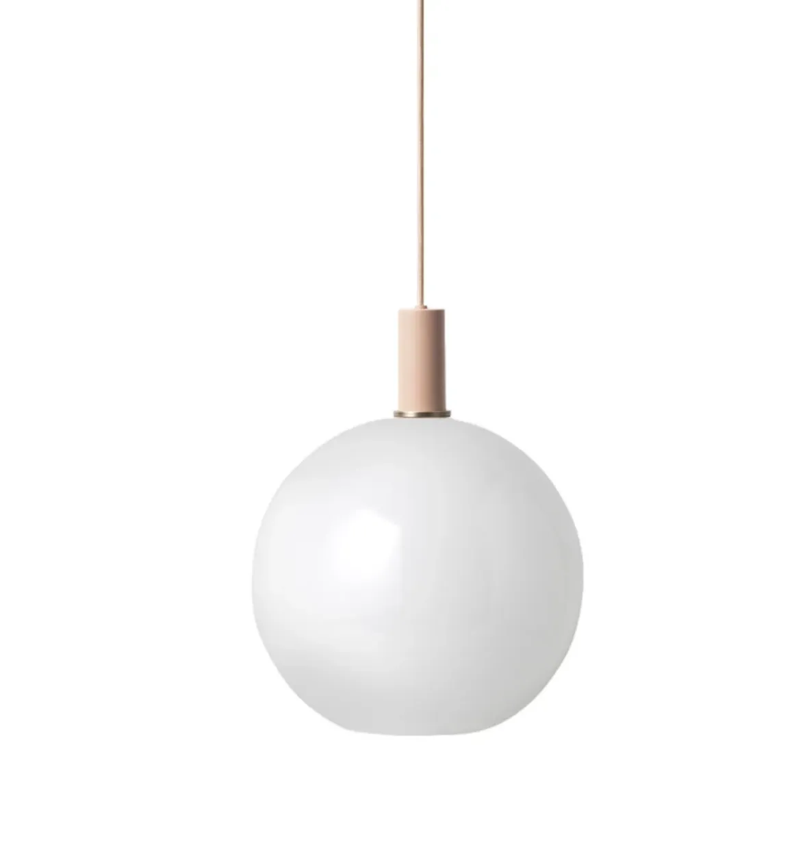 Taklampe Collect Sphere-Low Socket Rosa