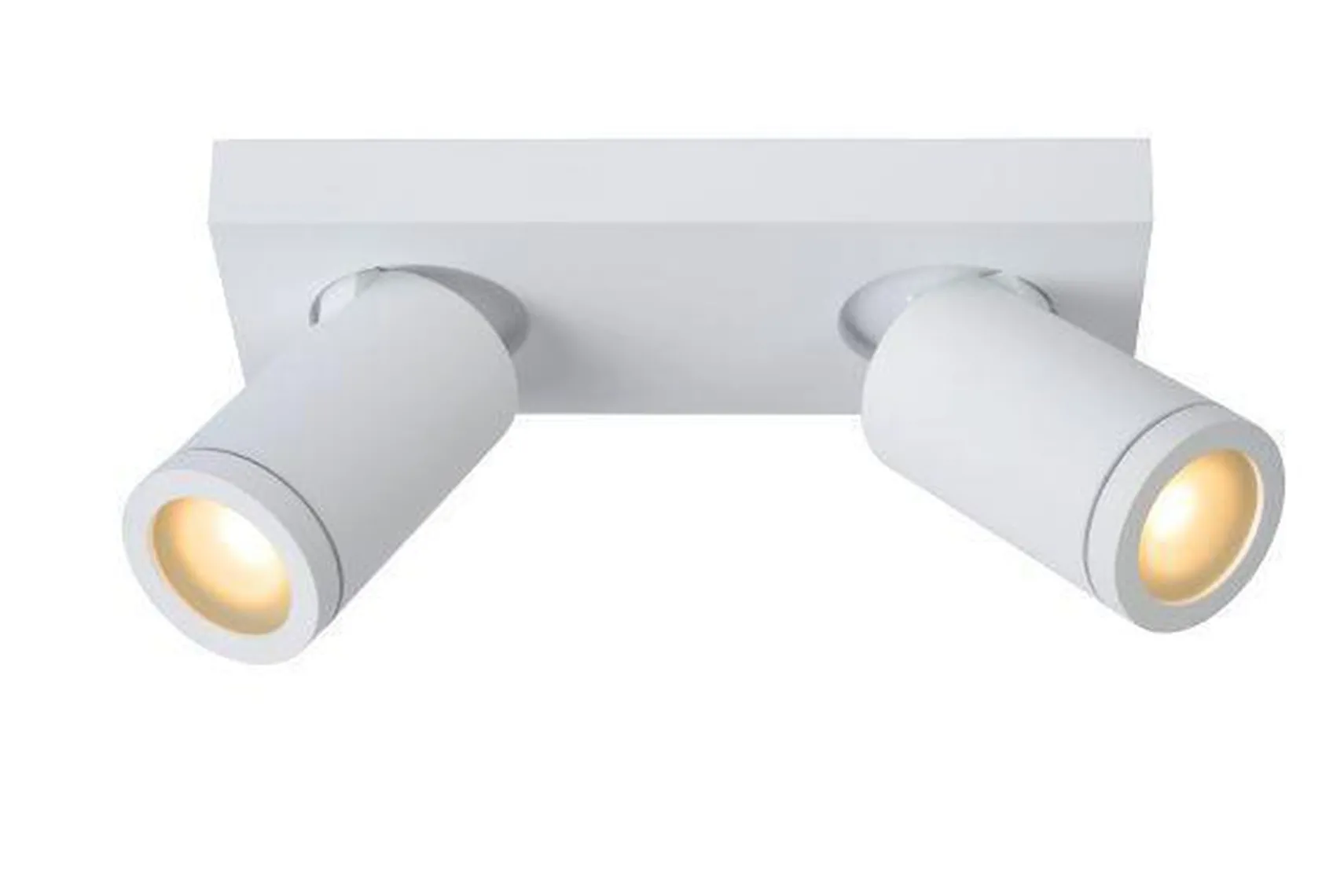 Taylor spot 2 lys IP44 baderom warm to dim 2x5W 2200-3000K