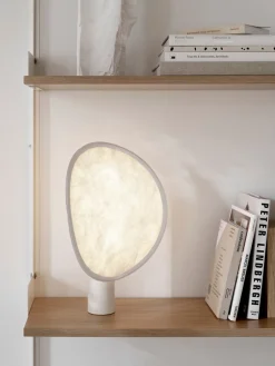 Tense Bærbar Bordlampe - Hvit Sokkel