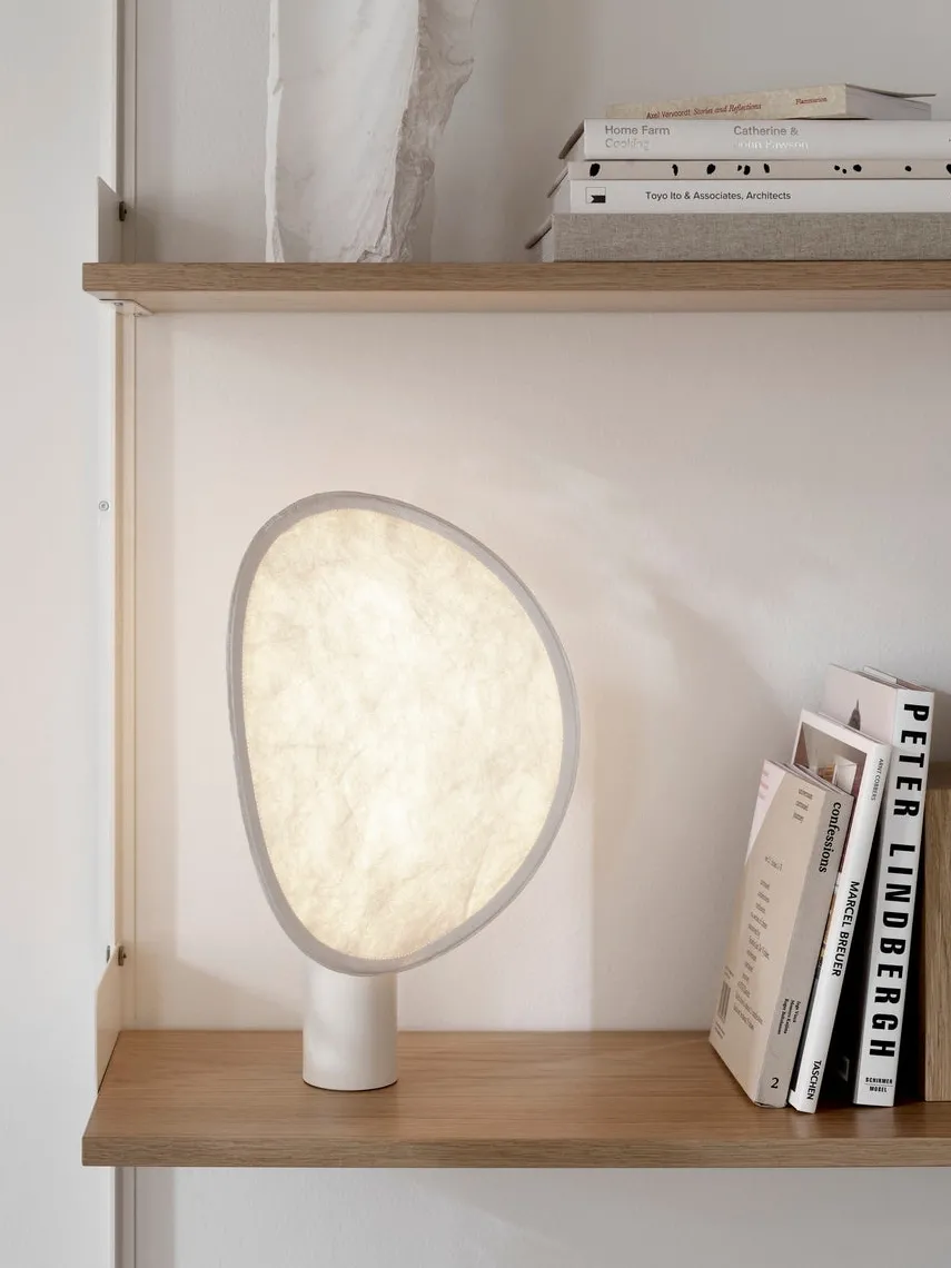 Tense Bærbar Bordlampe - Hvit Sokkel