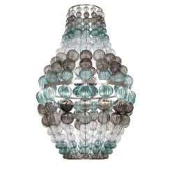 The Crown lysekrone 135 cm - Håndblåst glass