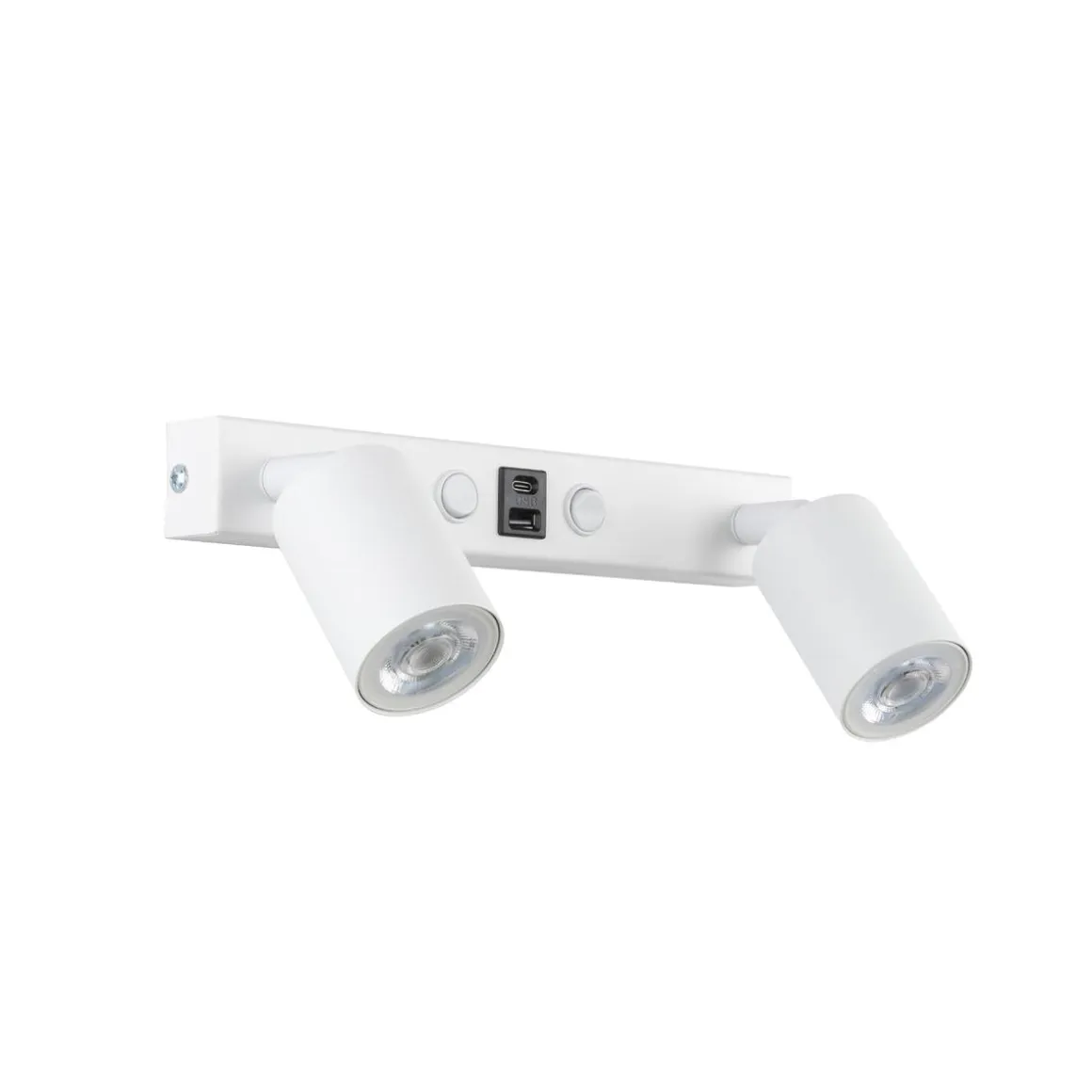 Top vegglampe med USB