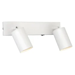 Toronto dobbel vegglampe - Hvit