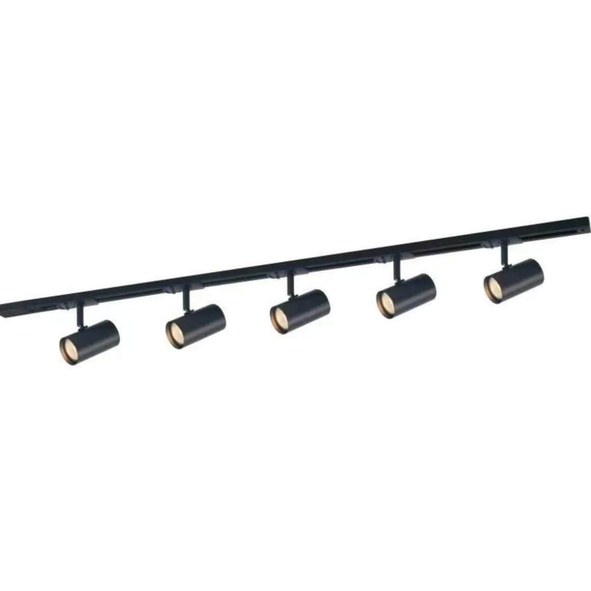 Trackline Jazz spotskinne 1,5 meter 5 spot - Svart