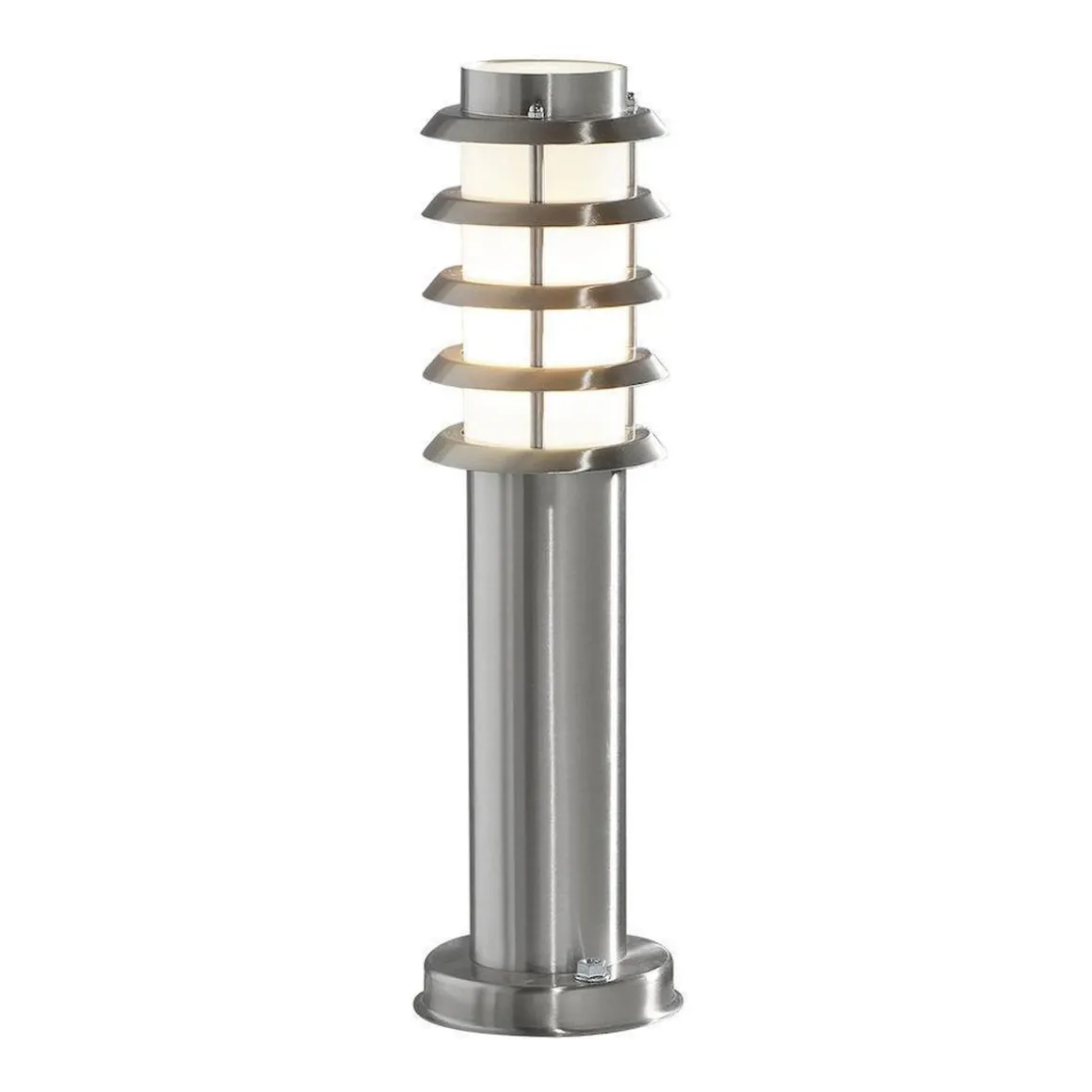 Trento pullert 45 cm - Rustfritt stål