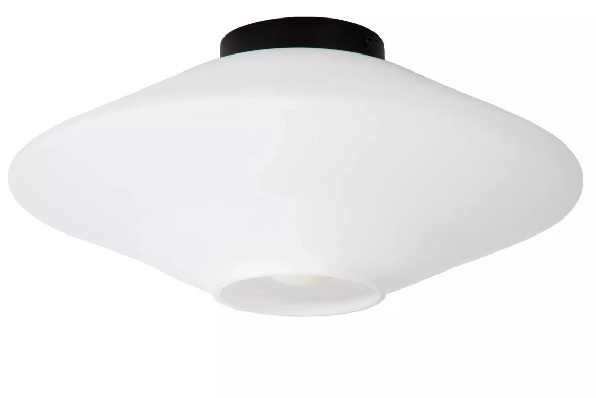 Trevor taklampe 42 cm - Svart/Opal