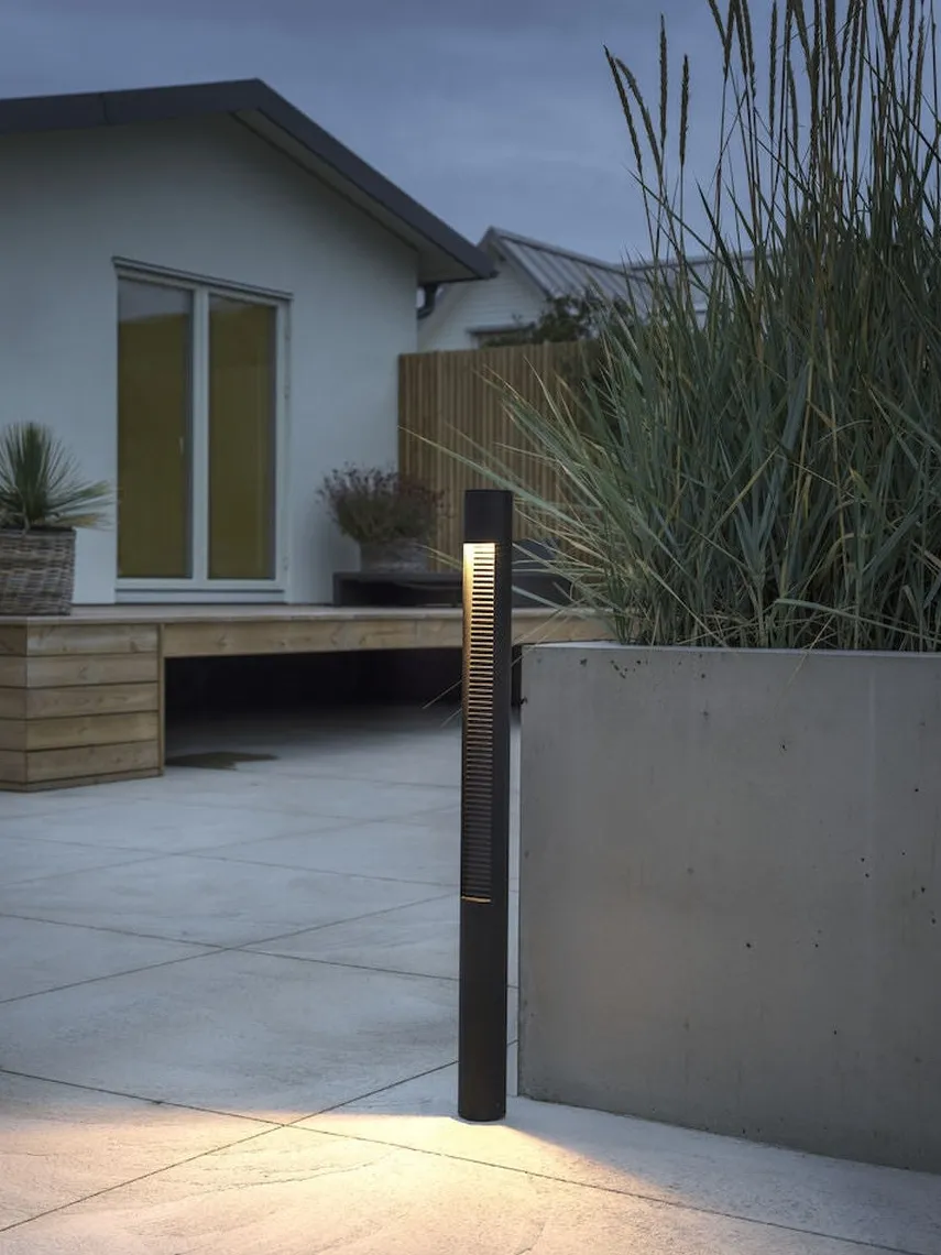 Udine pullert utendørs 97 cm 12W 3000K IP65 - Svart