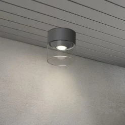 Varese taklampe utendørs IP54 6W - Antrasitt grå
