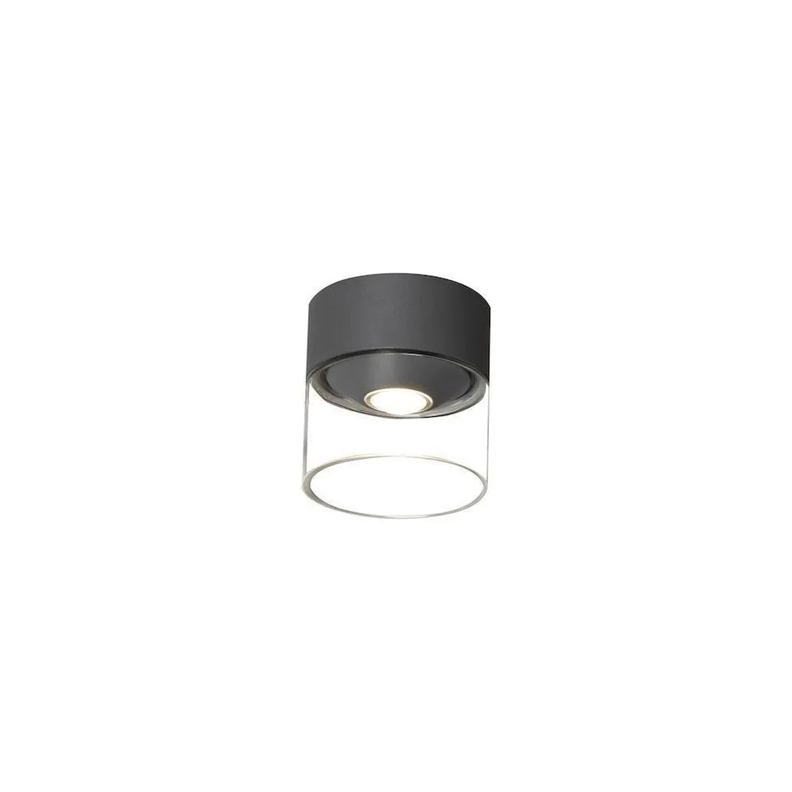 Varese taklampe utendørs IP54 6W - Antrasitt grå
