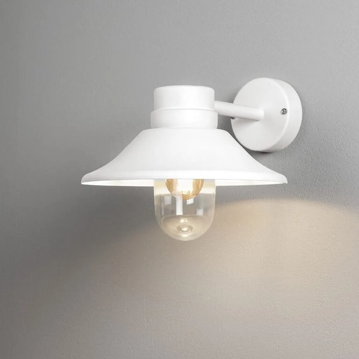 Vega vegglampe utendørs IP54 - Hvit