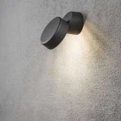 Vicenza vegglampe utendørs IP44 4W - Svart