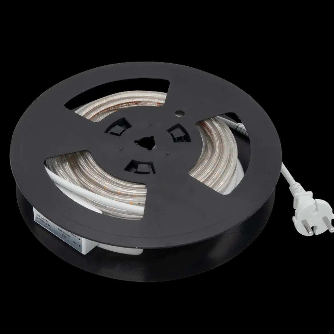 230V LED-Strip 9,2W 3000K IP65 Dimbar m/støpsel - 10 meter