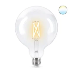 WiZ E27 Lyspære filament G125 6,7W Wifi - Justerbar fargetemperatur 2700-6500 Kelvin