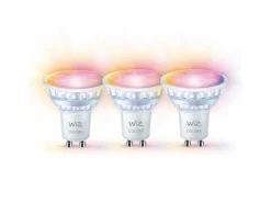 WiZ GU10 Lyspære 4,7W Wifi - Fullfarge 3 pakning