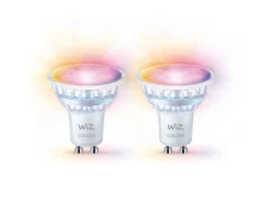 WiZ GU10 Lyspære 4,7W Wifi - Fullfarge 2 pakning