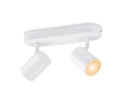 WiZ Smart Imageo dobbel spot 2x5W 2700-6500K RGB Fullfarge Wîfi - Hvit
