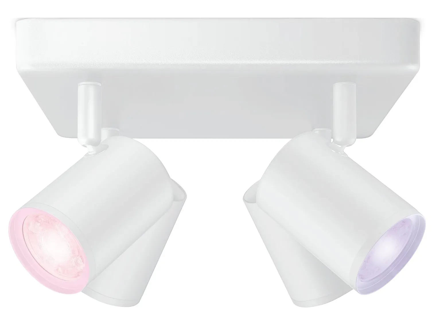 WiZ Smart Imageo 4 lys spot 4x5W 2700-6500K RGB Fullfarge Wîfi - Hvit